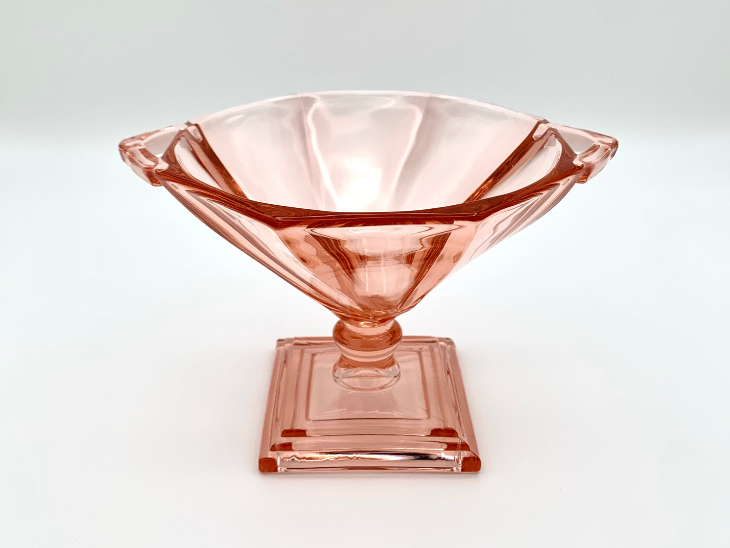 Heisey Flamingo Twist - Pink Depression Glass Bowl
