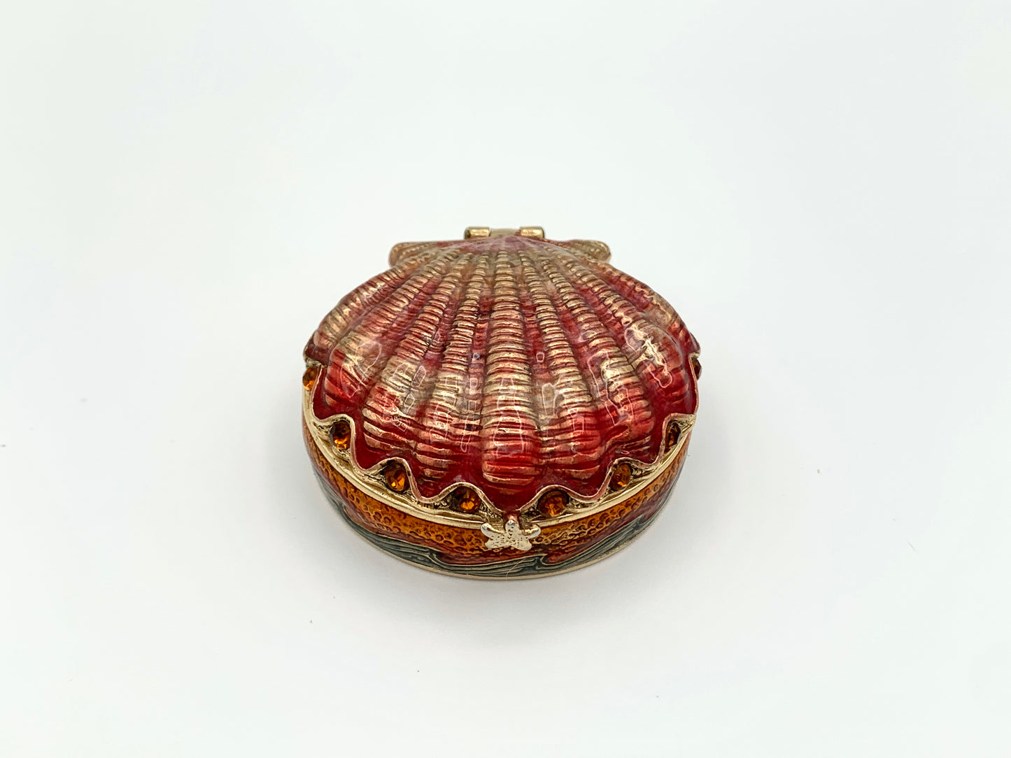 Monet Enamel Keepsake Trinket Boxes