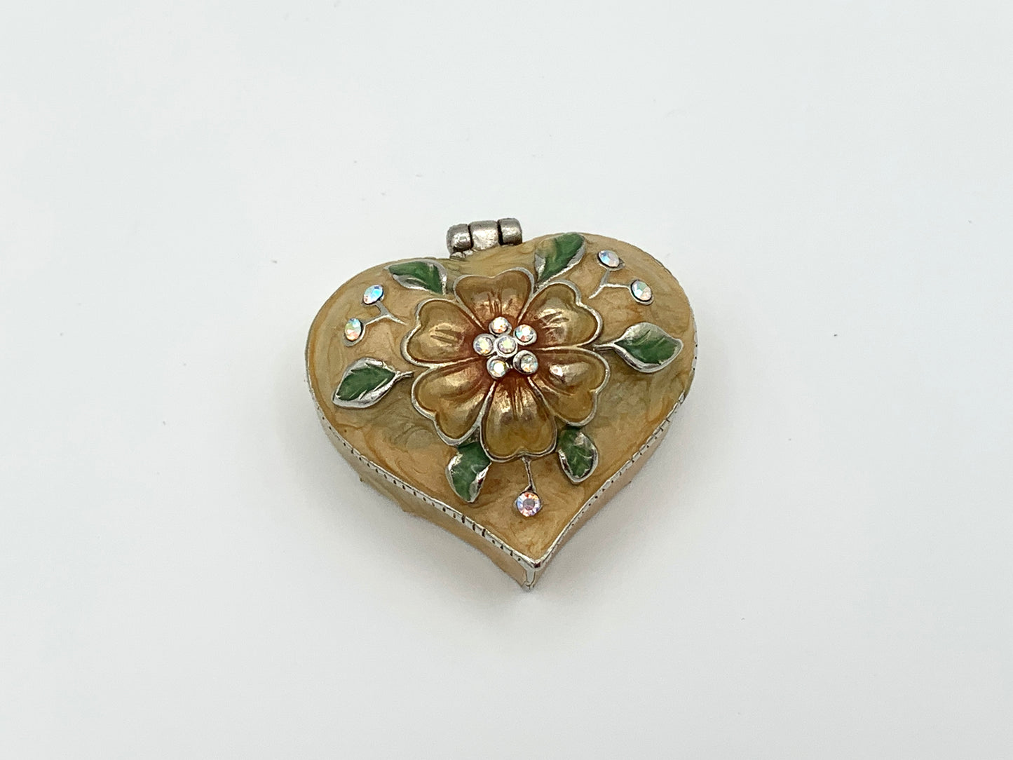 Monet Enamel Keepsake Trinket Boxes