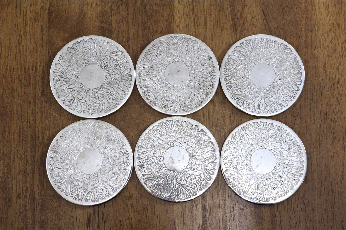 Silver Plated Coaster Set