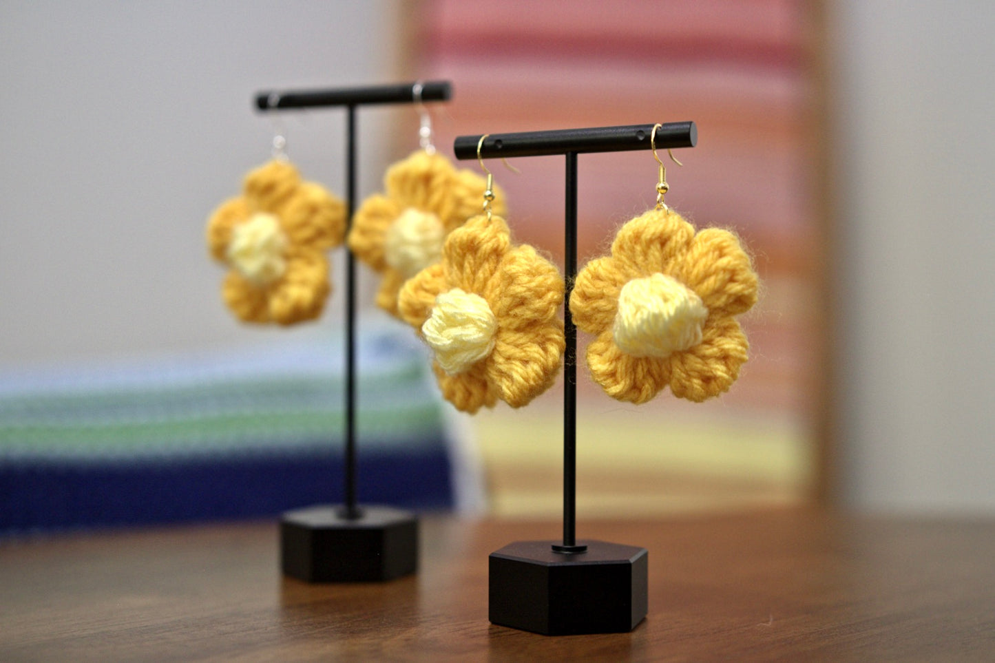 Sunflower Flower Power Earrings
