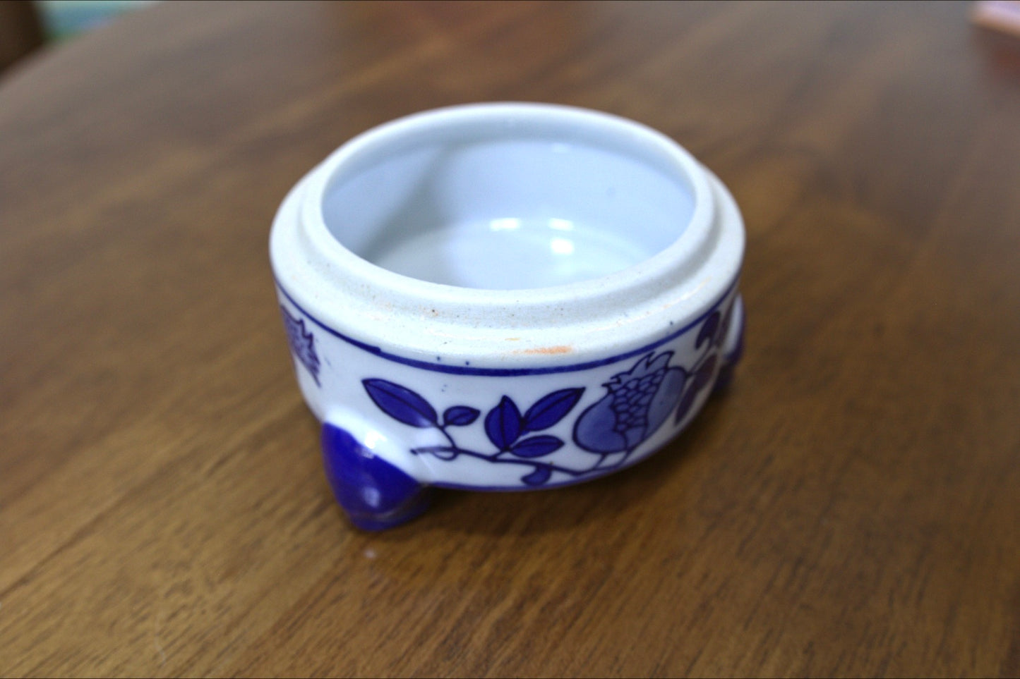Blue Footed Pomegranate Trinket Box