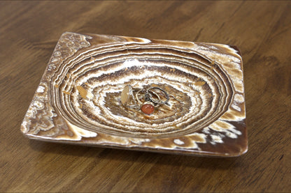 Aragonite Crystal Trinket Tray