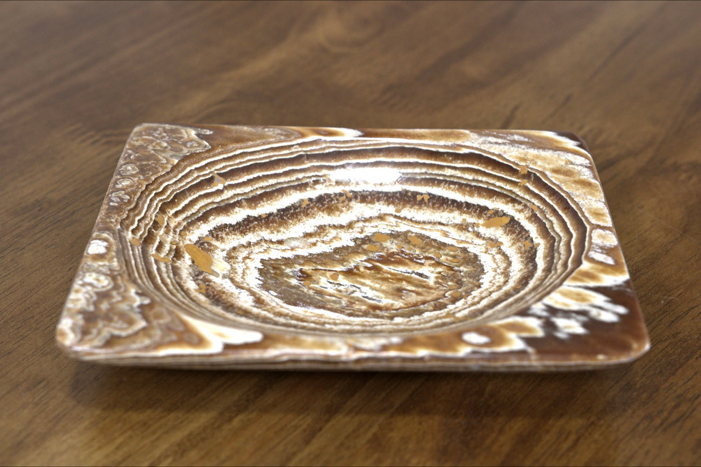 Aragonite Crystal Trinket Tray