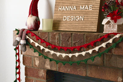 Holiday Trio - Mini Bunting Garlands