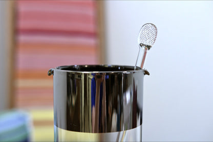 Mid Century Mercury Band Cocktail Mixer with Stirrer