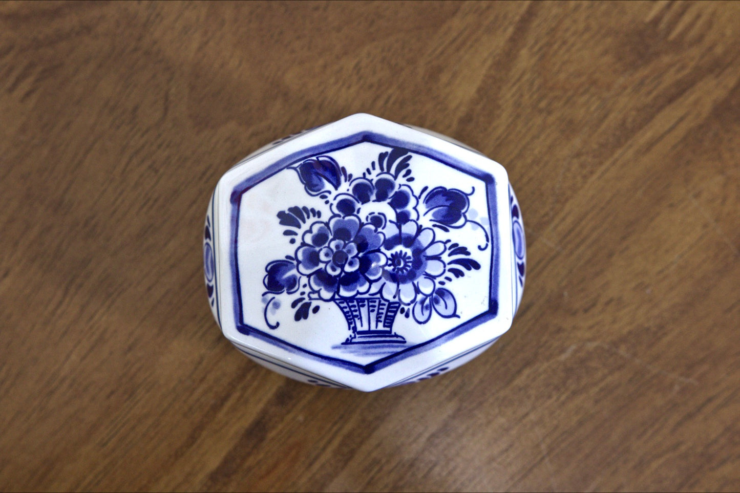 Handpainted Delft Trinket Box