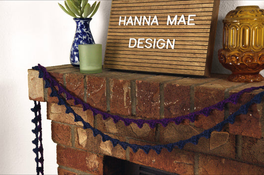 Midnight Duo - Mini Bunting Garlands