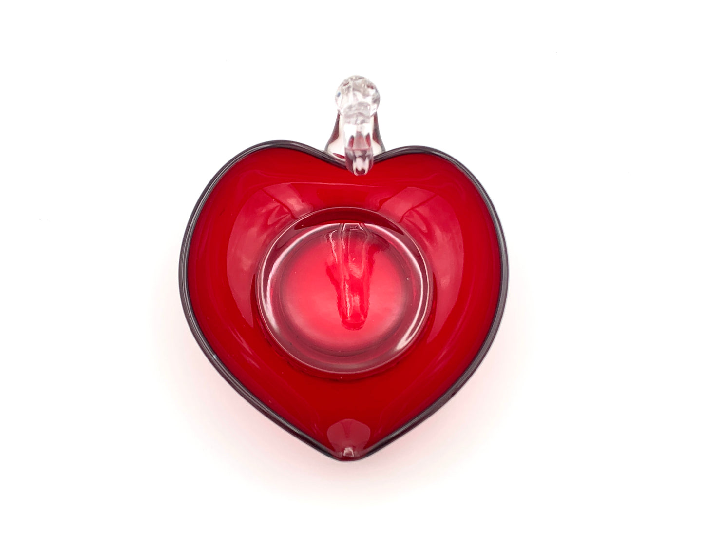 New Martinsville Sweetheart Swan Glass Dish
