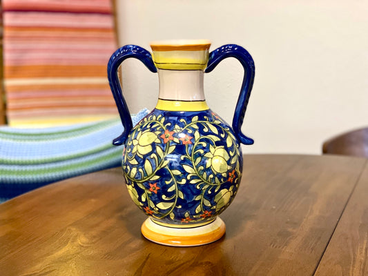 Midwestern Home Handpainted Vase